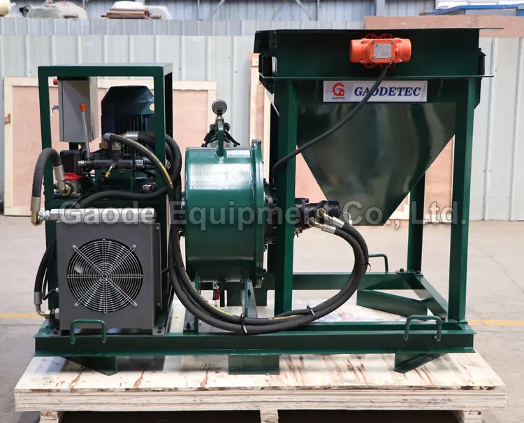 Gaodetec GDS1500E 3m3/h electric concrete spraying pump for spraying normal concrete